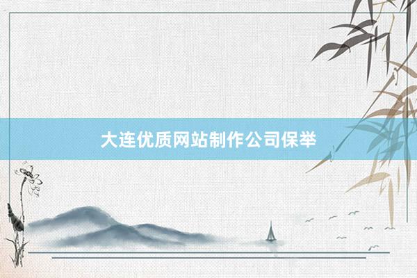 大连优质网站制作公司保举